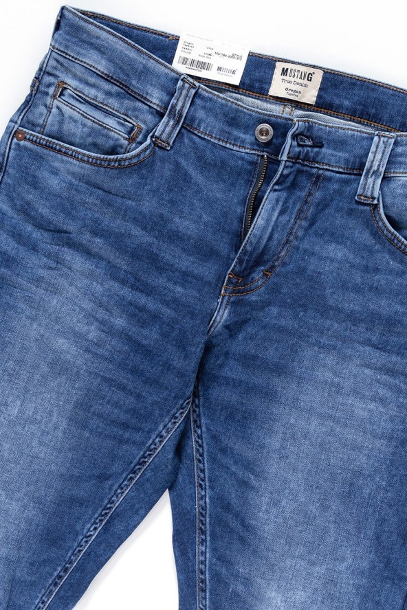 SPODNIE MĘSKIE MUSTANG Oregon Tapered K DENIM BLUE 1006064 5000 313