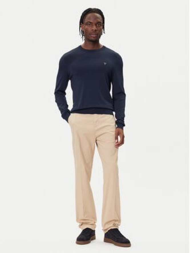 Guess Sweter M4YR29 Z3DM0 Granatowy Regular Fit