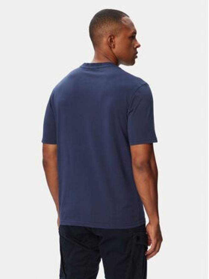 Napapijri T-Shirt S-Bollo SS 3 NP0A8BAF Granatowy Regular Fit