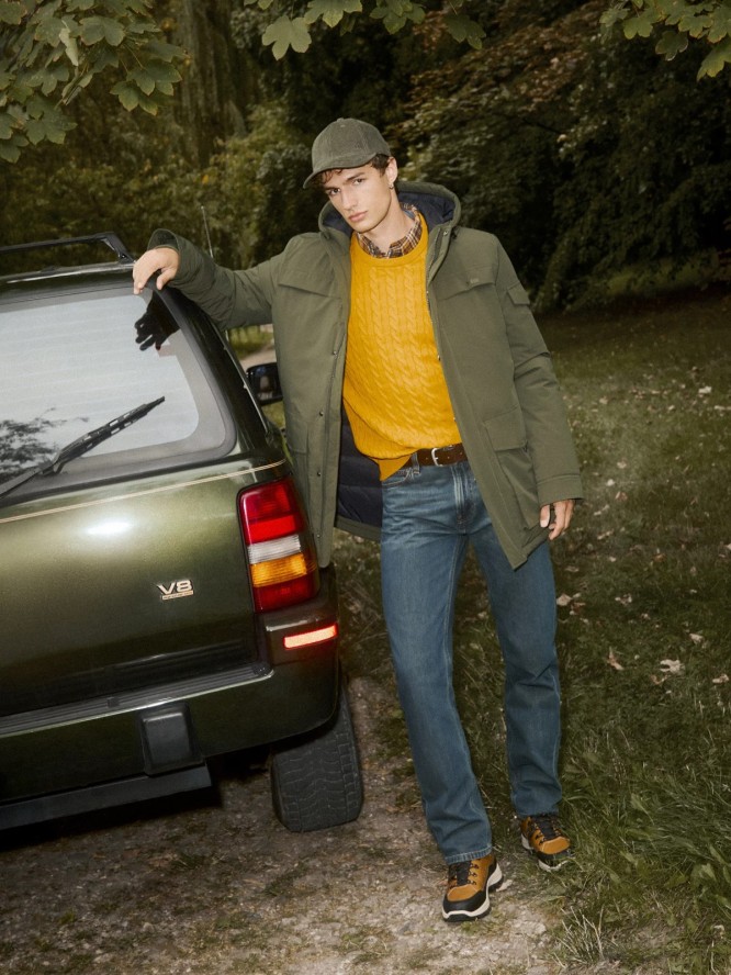 Pasek męski skórzany brązowy Pelle 803