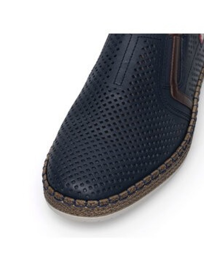 Rieker Tenisówki B5297-14 Granatowy