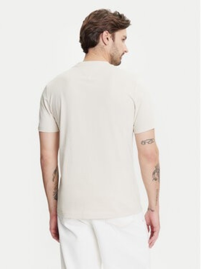 Tommy Hilfiger T-Shirt Brand Love MW0MW40324 Beżowy Regular Fit