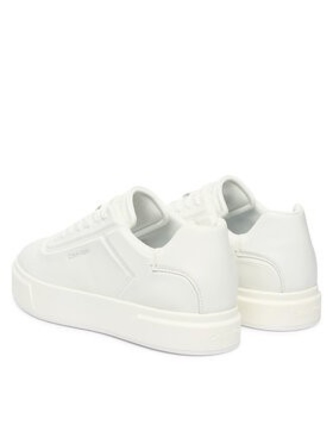 Calvin Klein Sneakersy Basket Cups Oxf Lup Hf Lth YM0YM01452 Biały