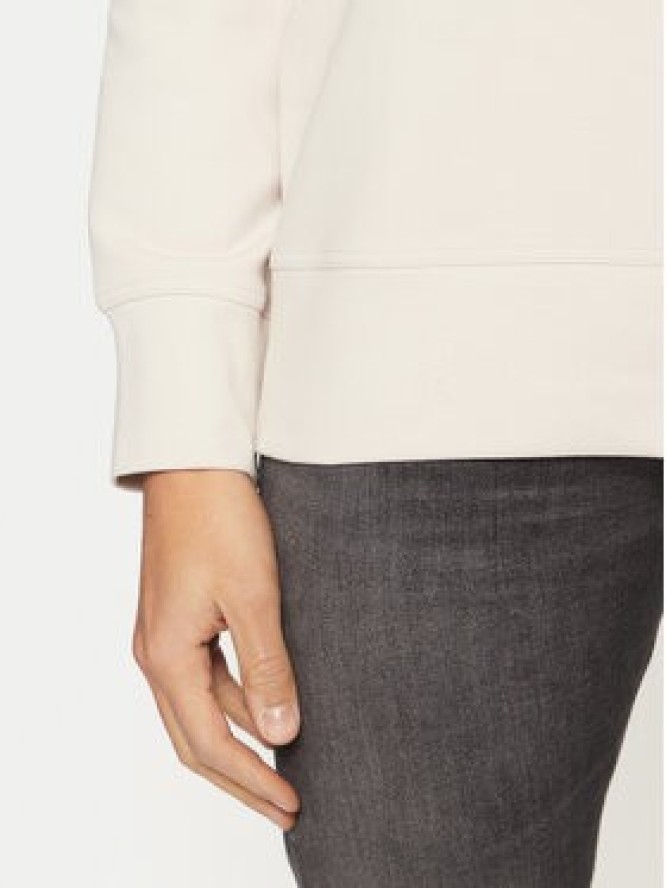 Calvin Klein Jeans Bluza Interlock J30J326754 Écru Regular Fit