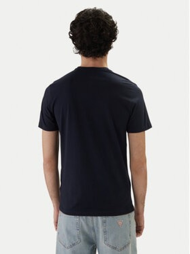 Guess T-Shirt M6GI11 K2992 Granatowy Slim Fit