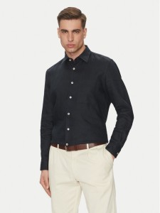 Marc O'Polo Koszula M23 7428 42318 Granatowy Regular Fit