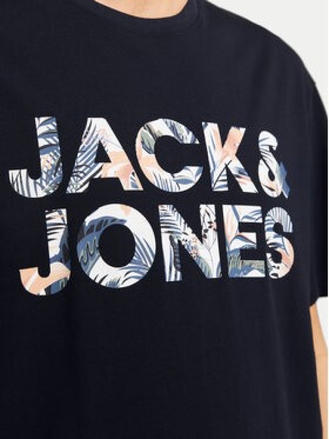 Jack & Jones T-Shirt Bryan 12268127 Granatowy Relaxed Fit