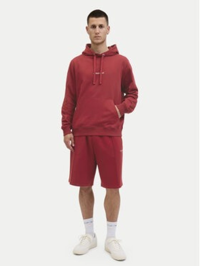 Jack & Jones Bluza Norrebro 12282861 Czerwony Relaxed Fit