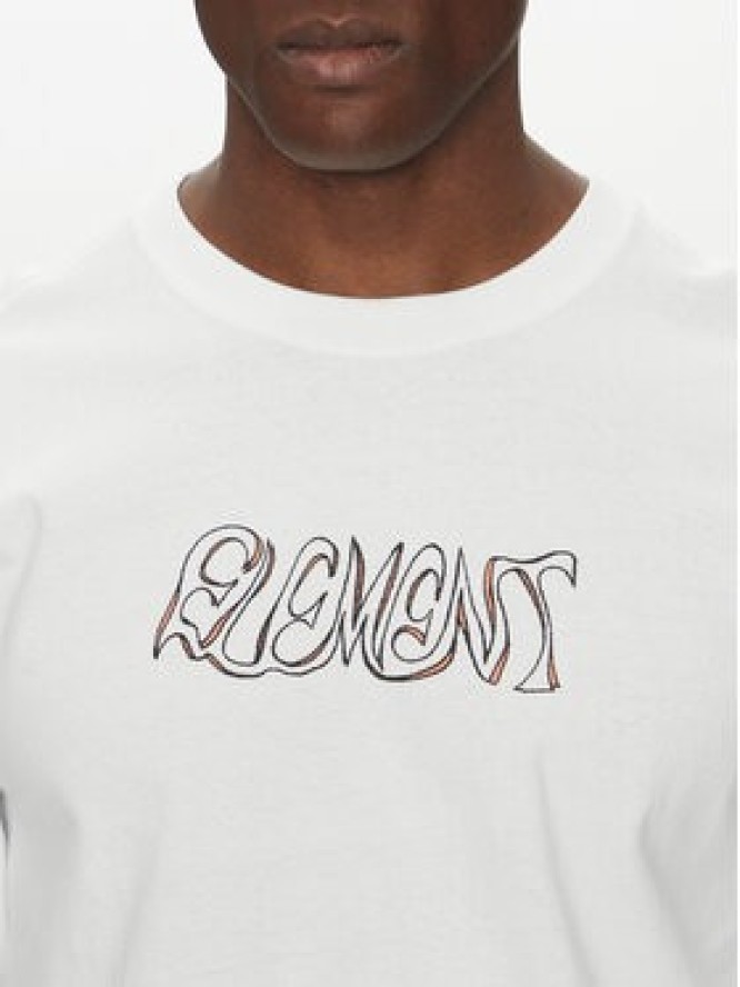 Element Bluza ELYZT00514 Biały Regular Fit