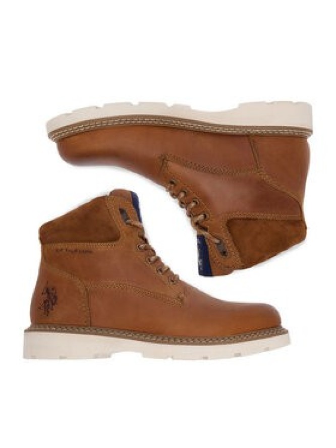 U.S. Polo Assn. Trzewiki EO-PATRIZ001M/EL1 Brązowy