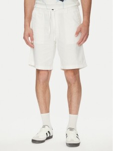 Jack & Jones Szorty materiałowe Jaiden 12274968 Biały Relaxed Fit