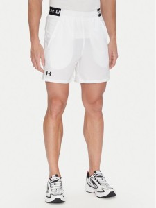 Under Armour Szorty sportowe Vanish Woven 6in 1373718 Biały Regular Fit