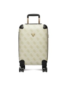 Guess Walizka kabinowa TWOB86 88983 Beżowy jasny