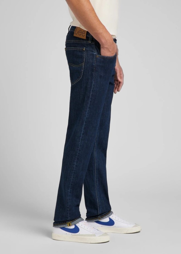 LEE MĘSKIE SPODNIE JEANSOWE LEE DAREN ZIP FLY DEEP DARK STONE 112144406