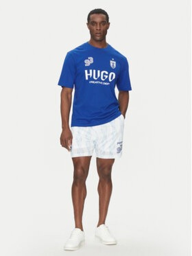 HUGO T-Shirt Nebulop 50541252 Niebieski Regular Fit
