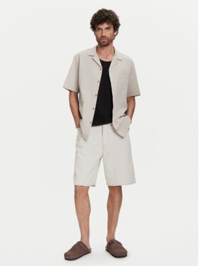 Gap Szorty jeansowe 781609 Beżowy Loose Fit