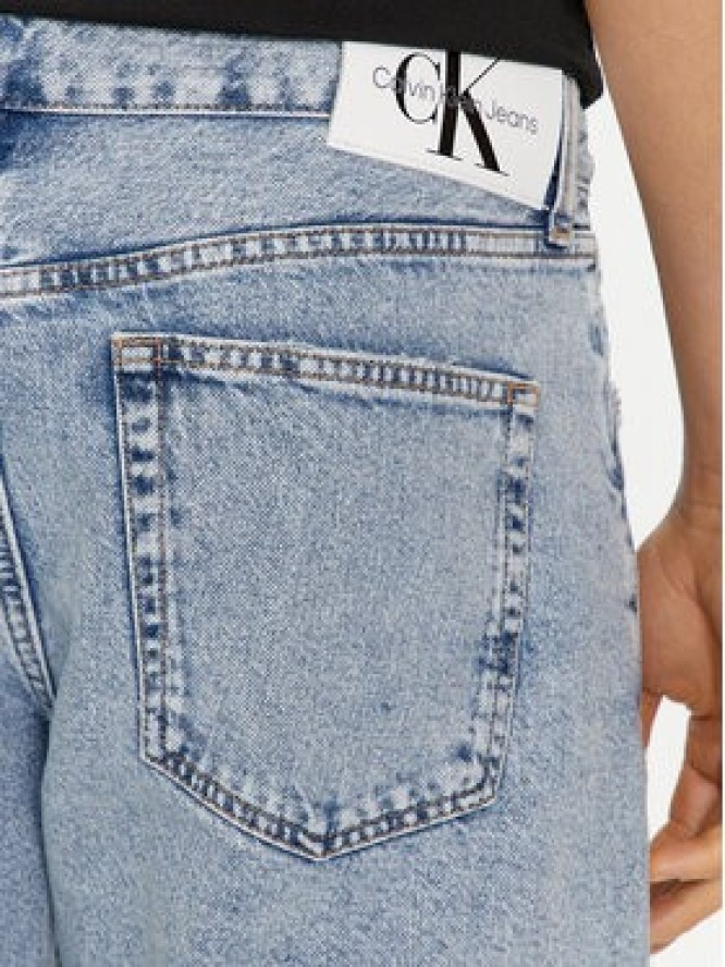 Calvin Klein Jeans Szorty jeansowe J30J324873 Niebieski Regular Fit
