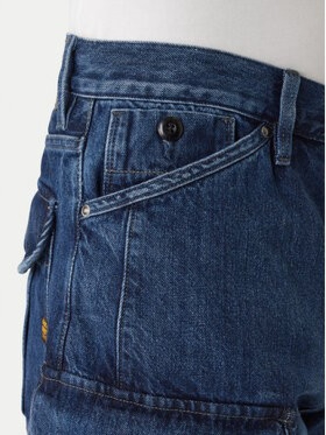 G-Star Raw Szorty jeansowe Bend 3D Cargo D26528-D788 Granatowy Relaxed Fit