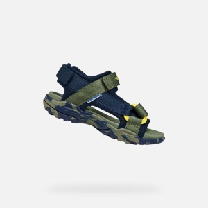 Sandały GEOX J BOREALIS B Zielony