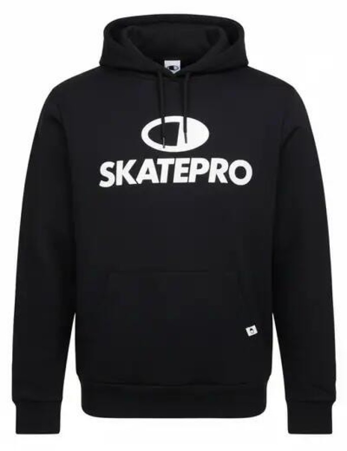 Odzież Bluza sportowa unisex SkatePro Bluza z kapturem - 10-12 - New Black