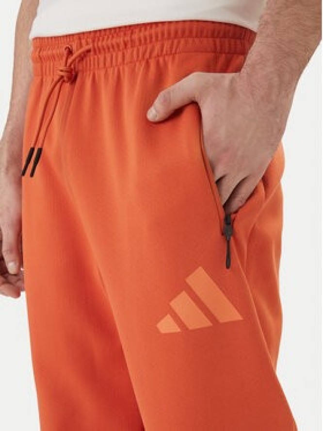 adidas Spodnie dresowe Z.N.E. KE4686 Pomarańczowy Regular Fit