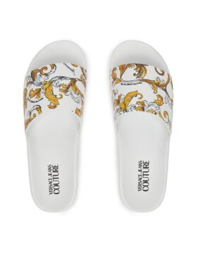 Versace Jeans Couture Klapki 78YA3SQ4 Biały