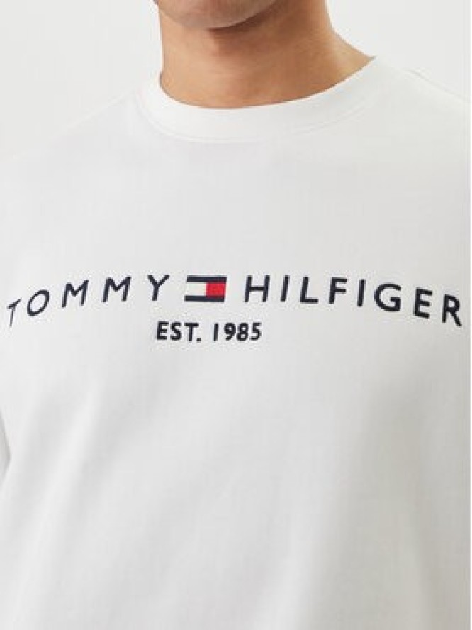 Tommy Hilfiger Bluza Logo MW0MW11596 Biały Regular Fit