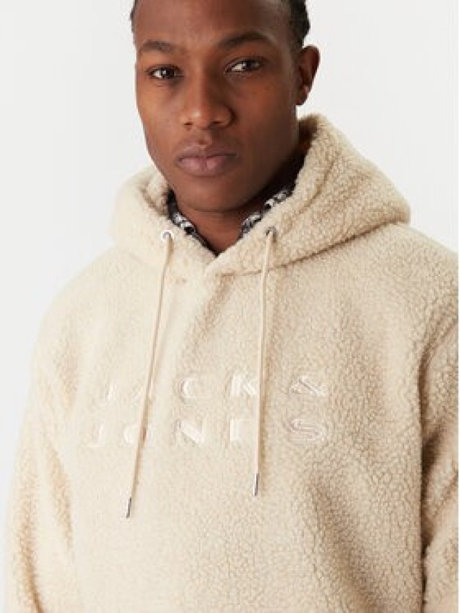 Jack & Jones Bluza Flare Teddy 12285678 Beżowy Relaxed Fit