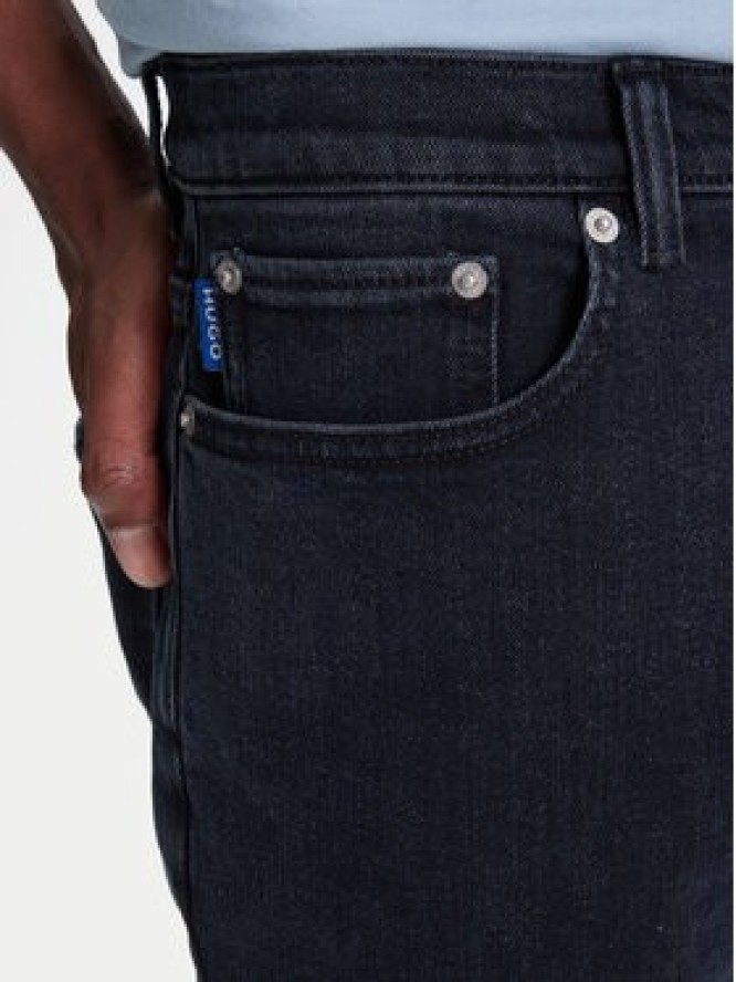 HUGO Jeansy Zane 50541548 Granatowy Extra Slim Fit