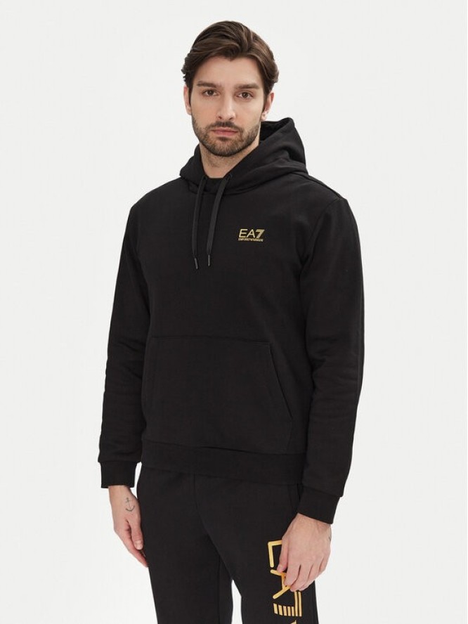 EA7 Emporio Armani Bluza 7M000570 AF10377 MC004 Czarny Regular Fit