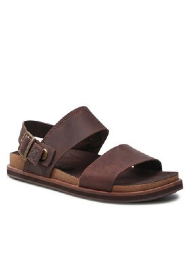 Timberland Sandały Amalfi Vibes 2Band Sandal TB0A419HV131 Brązowy