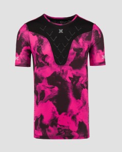 Koszulka biegowa męska X-Bionic Corefusion Run Shirt czarno-różowa