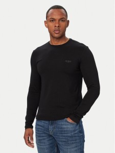 Guess Longsleeve M6YI28 K3733 Czarny Regular Fit