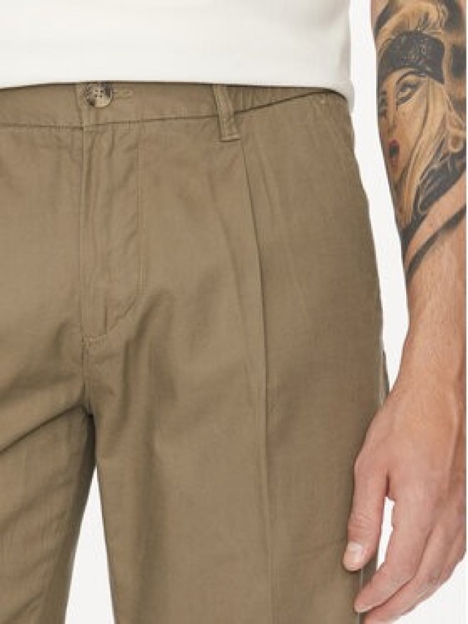 Marc O'Polo Chinosy 523 1340 10134 Zielony Tapered Fit