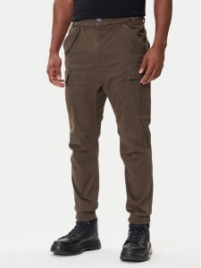 Alpha Industries Joggery Airman 188201 Zielony Tapered Fit