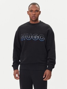 HUGO Bluza Nogocrew 50549148 Czarny Regular Fit