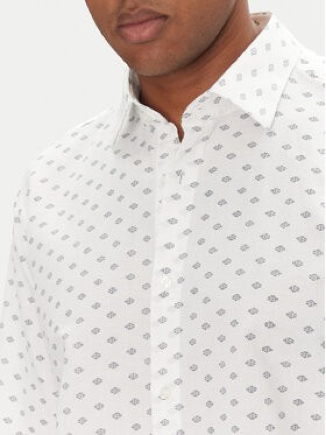 HUGO Koszula Valerio 50539802 Biały Modern Fit