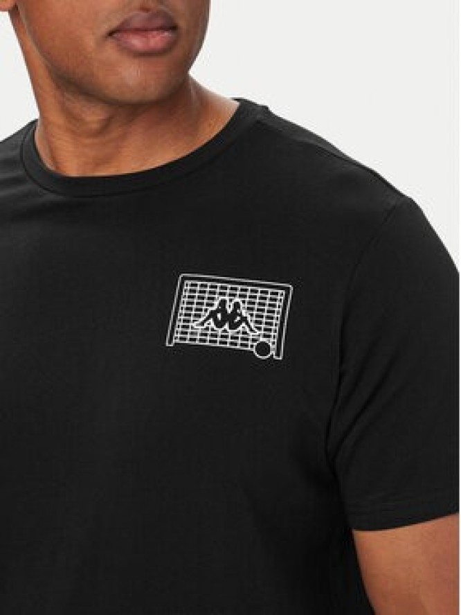 Kappa T-Shirt 322P14W Czarny Regular Fit