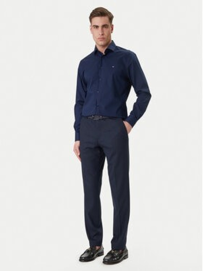 Tommy Hilfiger Koszula MW0MW43122 Granatowy Slim Fit