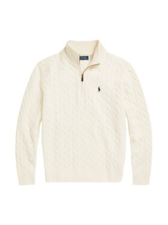 Polo Ralph Lauren Sweter 710876766001 Écru Regular Fit