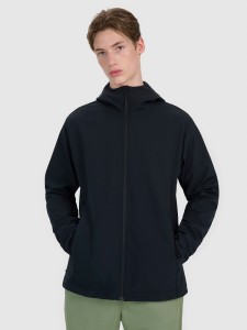 4F Kurtka softshell wiatroodporna membrana 5000 męska - czarna XL