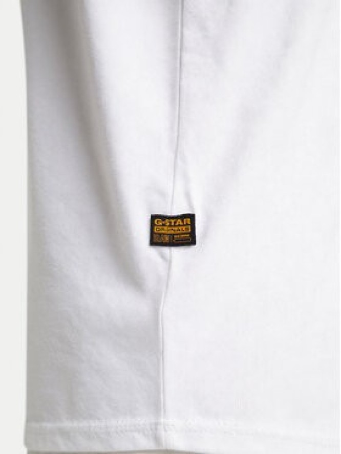 G-Star Raw T-Shirt Lash D16396-B353-110 L Biały Relaxed Fit