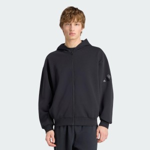 BLUZA Z KAPTUREM SOFT LUX FULL-ZIP