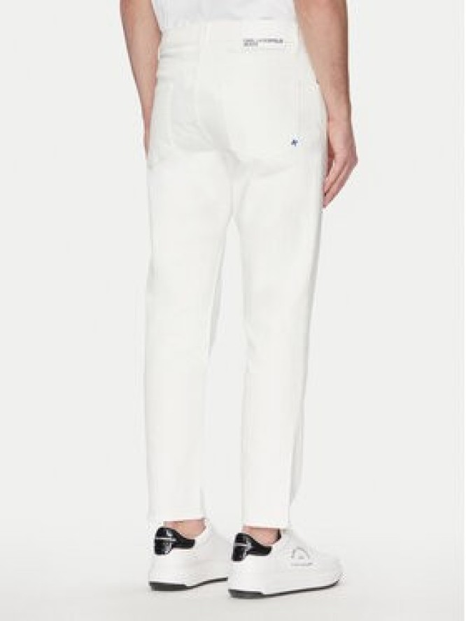Karl Lagerfeld Jeans Jeansy A2M10136 Biały Tapered Fit