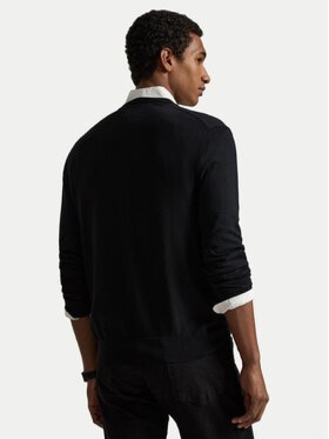 Polo Ralph Lauren Sweter Ls Sf Vn Pp 710670789003 Czarny Regular Fit