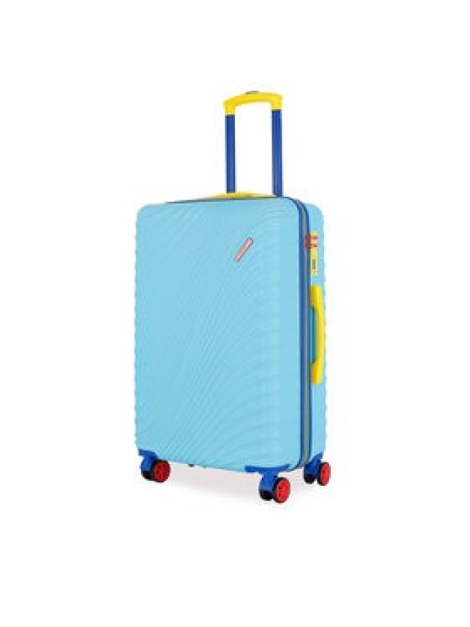 Semi Line Walizka średnia T5938-2 Niebieski