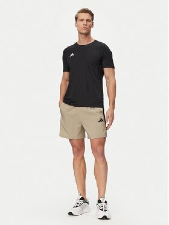 adidas Szorty sportowe Essentials 3-Stripes Chelsea KD4889 Zielony Regular Fit