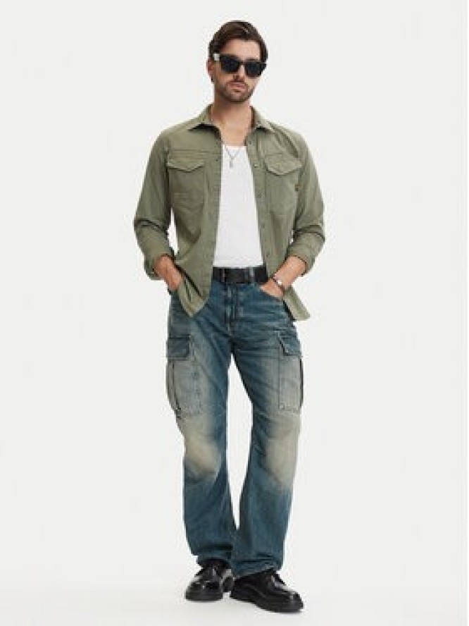 G-Star Raw Koszula Dakota D23616-D920 Zielony Slim Fit