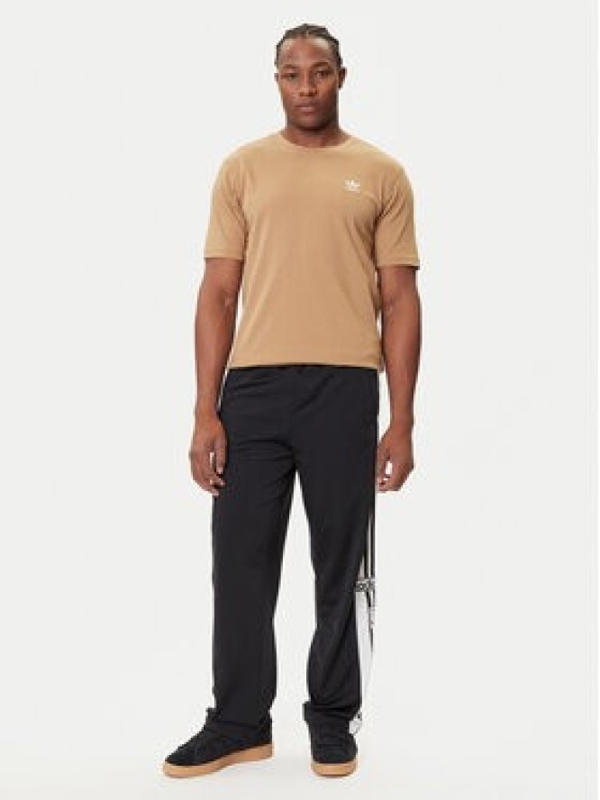 adidas T-Shirt Trefoil Essentials JX2824 Beżowy Regular Fit