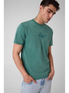 Guess T-Shirt M6YI58 K4632 Zielony Regular Fit